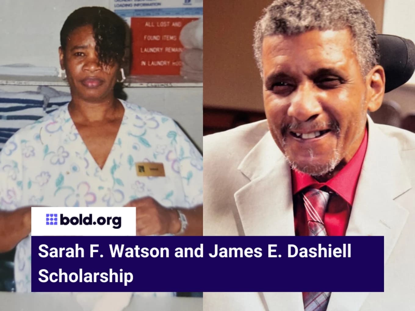 Sarah F. Watson and James E. Dashiell Scholarship