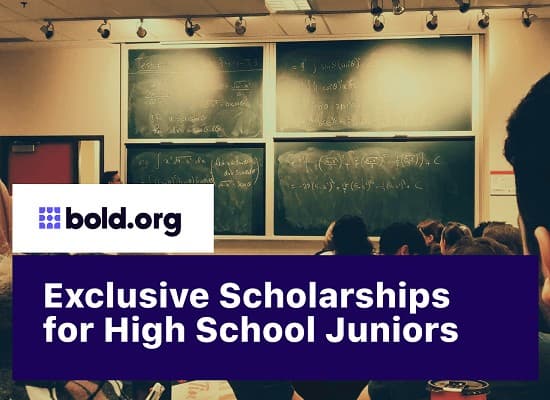 Scholarships for High School Juniors